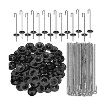 100 Packs Solar Panel Guard Clips, Stainless Steel Wire Fence Fasteners Animal Guard Roll Kit For S Walkbee A-F