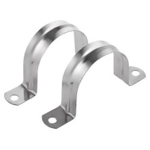 2 Stainless Steel U-shaped Pipe Clamps, Half Pipe for Pipe Fittings Pipe Clamp -80mm Walkbee A-F