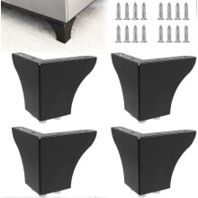 4 Pcs Metal Furniture Legs,10cm Height Sofa Legs,Modern Triangle Furniture Feet DIY Replacement Edition