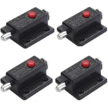 Automatic Spring Loaded Door Latch With Spring Button Black (10pcs) Edition