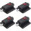 Automatic Spring Loaded Door Latch With Spring Button Black (10pcs) Edition 1
