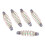 5pcs Metal Fishing Feeders Thrower Spring Inline Method Feeders 1