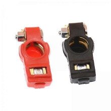 2x 1 Pair Universal Car Battery Cable Terminals Clamps Positive And Negative for