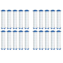 20Pcs Replacement Shower Filter Compatible with Hard Water - High Output Shower Water Filter to Remo YVL