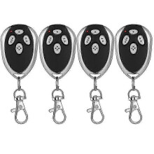 4 Pcs 4 Channels Gate Opener Remote Compatible for Aleko LM123 433.92mhz Garage Door Remote Control YVL