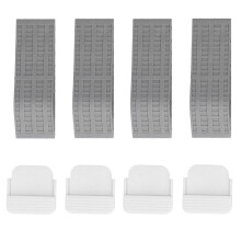 4Set Door Stoppers Non Slip Rubber Door Bottom Stop Wedge Accessories for Home Improvement YVL