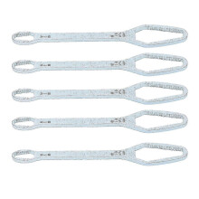5Pcs Double Ended Wrench Multifunctional Self Tightening Spanner Adjusting Wrench Tool 3?17mm Silver Color with Zinc Coating YVL