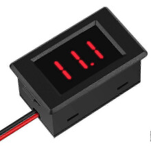 PEACEFAIR PZVM-001 DC 3.5-35V Volt Meter Voltage Monitor 2 Wire LED Digital Display Panel Red YVL