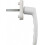White Window Handle, 4-Pack Universal Aluminum Handle for Left and Right Windows SZRH 4