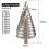 6-60mm Hss Step Drill Bit Spiral Conical Slot Countersink 12 Steps YVL 2