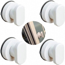 4 PCS Suction Cup Handles for Glass Doors, Drawers, Fridge & Bathroom - Strong Grip Pull Handle SZRH