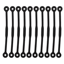 10Pcs Tennis Racquet Shock Absorbers - Soft Silicone Vibration Dampeners for Tennis & Racquetball (Orange) Edition 1104