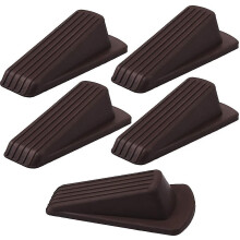 Set Of 5 Universal Door Stoppers Made Of Premium Rubber, Flexible, Stable