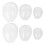 6pcs Easter Eggs Making Molds Diy Baking Mold Chocolate Cake Mold Transparent 2