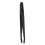 5 Pcs Manual Tool Black Plastic Flat Tip Anti-static Tweezer 12cm Long 2