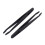 5 Pcs Manual Tool Black Plastic Flat Tip Anti-static Tweezer 12cm Long 3