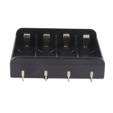 1PCS 4X 21700 Battery Holder Storage Box Case ABS Fireproof Power Bank Cases Slot Batteries Container with Shrapnel