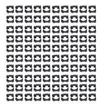 100PCS 18650 Li-Ion Battery Holder Bracket, Portable Cylindrical Cell Holder for DIY Battery Projects