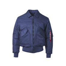 (Dark Blue, XL) CWU-45P Pilotjacka Vinter Heavy Ins Supervarm Överdimensionerad Unisex Kappa