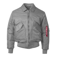 (Gray, S) CWU-45P Pilot Jacket Winter Heavy Ins Super Warm Oversized Unisex Coat