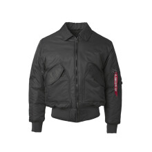 (Black, XS) CWU-45P Pilotjacka Vinter Heavy Ins Supervarm Överdimensionerad Unisex Kappa