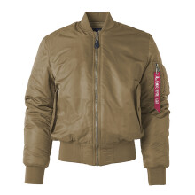 (Dark Brown, XS) Reversible BF Loose Retro Air Force Pilot Jacket MA1 Baseball Jacket INS Men's Coat