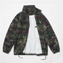 (Camouflage Color, S) Spring & Autumn US Varsity Camo Jacket – Street Thin Loose Couple Coat for Men