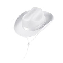 (Children's White) Cappello da cowboy in denim color crema per bambini, stile western beige, cappello in denim bianco e nero