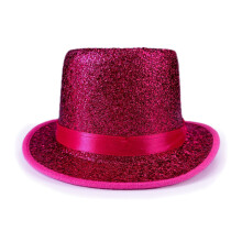 (Rose Red) Spettacolo teatrale Cappello multicolore Mago Lincoln Cilindro Cappello da palcoscenico Oggetto di scena per costume di scena