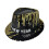 (Silver) Happy New Year Sequin Meteor Jazz Hat 2