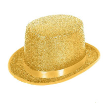 (Yellow) Spettacolo teatrale Cappello multicolore Mago Lincoln Cilindro Cappello da palcoscenico Oggetto di scena per costume di scena