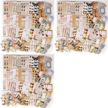 600 Pieces Vintage Scrapbook Supplies Pack for Junk Journal Planners DIY Paper Stickers Vintage Ephemera Pack Decoupage