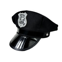 (Style 20) Cappello da poliziotto colorato, divertente cappello per feste in maschera, cappello da pilota di Halloween