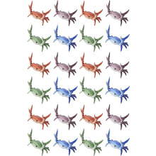 24X Japanese Cute Crab Pen Holder Weightlifting Crabs Penholder Bracket Storage Rack Gift Stationery B