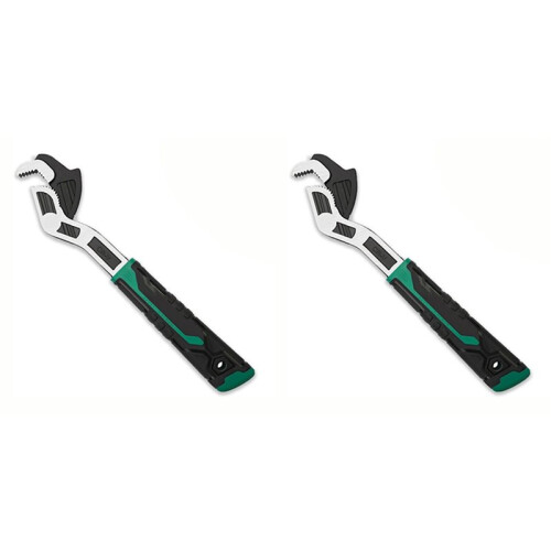 2pcs 6Inch Adjustable Wrench,Auto Size Adjusting Wrench,Self-Adjusting Quick Wrench,Multi-Size Spring Adjustable Wrench