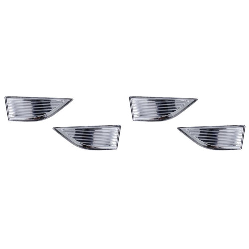 4x Auto Left Right Front Bumper Lower Reflector Reflective for  2011 2012 2013 2014 2015 56D941777 56D941778