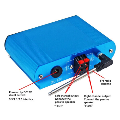 MP3 Player Decoder Board 2x15W  5.0 Receiver Car Kit with FM Recording Calling Function Color Screen FM Radio 2