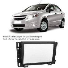 2X 2 Din Radio Fascia for SAIL 2010+ DVD Stereo Frame Plate Adapter Mounting Dash Installation Bezel Trim Kit