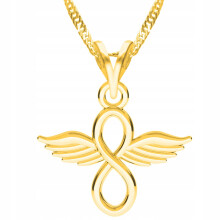 Arany nyaklánc Infinity Forever végtelen nyolcassal 925 EZÜST
