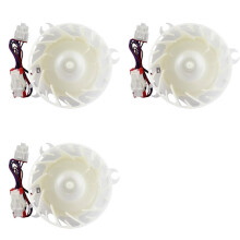 3X EAU64824401 Fan Motor for Refrigerator Evaporator Fan Motor Assembly Replacement Parts EAU61505013 Motor