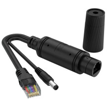 New Waterproof 1000Mbps POE Splitter 48V to 12V IEEE 802.3af/At Adapter for Outdoor IP Camera CCTV Security System