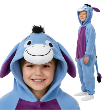 Kigurumi-pyjamas til børn, 125-135 cm, Eeyore-kostume