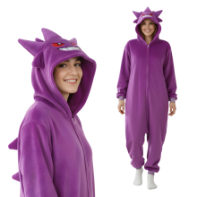 Onesie Kigurumi Pyjamas Pokemon Gengar kostume L: 165 - 175 cm