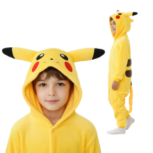 Kigurumi Pyjamas Kostume Pokemon Pikachu Forklædning 95-105cm