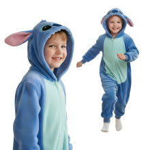 Lilo & Stitch Onesie Kigurumi Pyjamas kostume 95-105cm