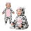 Pyjamas Heldragt Ko Baby 70: 50-65 cm 1