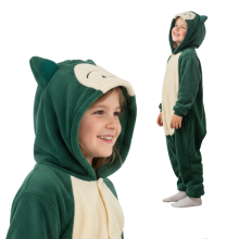 Kigurumi pyjamas kostume Pokemon Snorlax børn 95-105cm