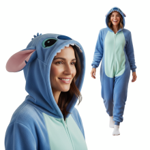 Onesie Kigurumi Pyjamas kostume Lilo & Stitch XXL: 185 - 195 cm