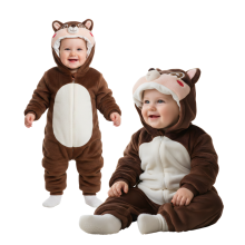 Pyjamas-kostume med egern baby 120 cm: 95-105 cm