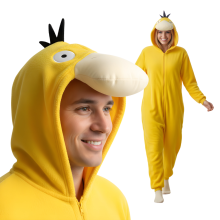 Kigurumi Pyjamas Kostume Pokemon Psyduck Størrelse: 145 - 155 cm